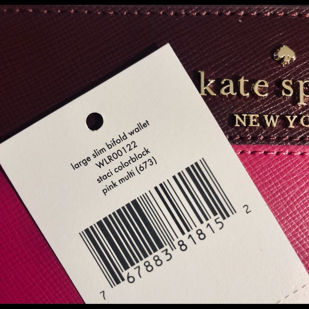 kate spade - staci colorblock large bifold wallet - Picture 3 of 3